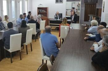 Rektörümüz Prof. Dr. İsmail Boz, Meslek Yüksekokulumuzda Akademik Personelle Bir Araya Geldi