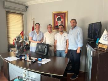 Gönen Muhasebeciler Mali Muşavirler Odası Temsilcisi Recep Aydın’a Hayırlı Olsun Ziyareti