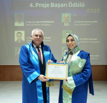 Bölümümüz Öğretim Üyesi Dr. Öğr. Üyesi Hatice Batmantaş “Proje Başarı Ödülü” Aldı