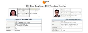 Öğrencilerimizin Dikey Geçiş Sınavı Başarısı