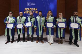 Üniversitemizde Akademik Yükseltme Töreni Gerçekleştirildi