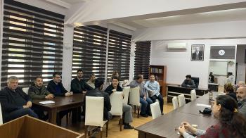 A meeting was held to introduce our new mentor, Dr. Mehmet Erçorumlu.