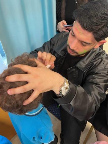 Volunteer-Based Face Painting Activity at Mehmet Akif Kindergarten