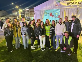 Business Administration Students Gather for an Iftar Program as Part of the Volunteering Studies Course
